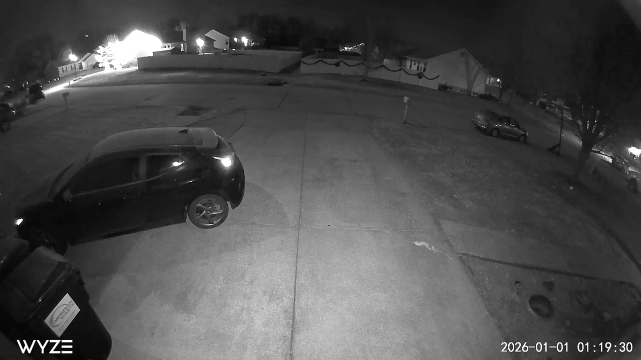 Someone breaking into my car in front of my house on Jan 1, 2026 @ 1:13 am.