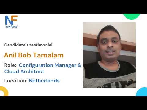 Candidate Testimonial for Newforce - Netherlands - video from Newforceltd