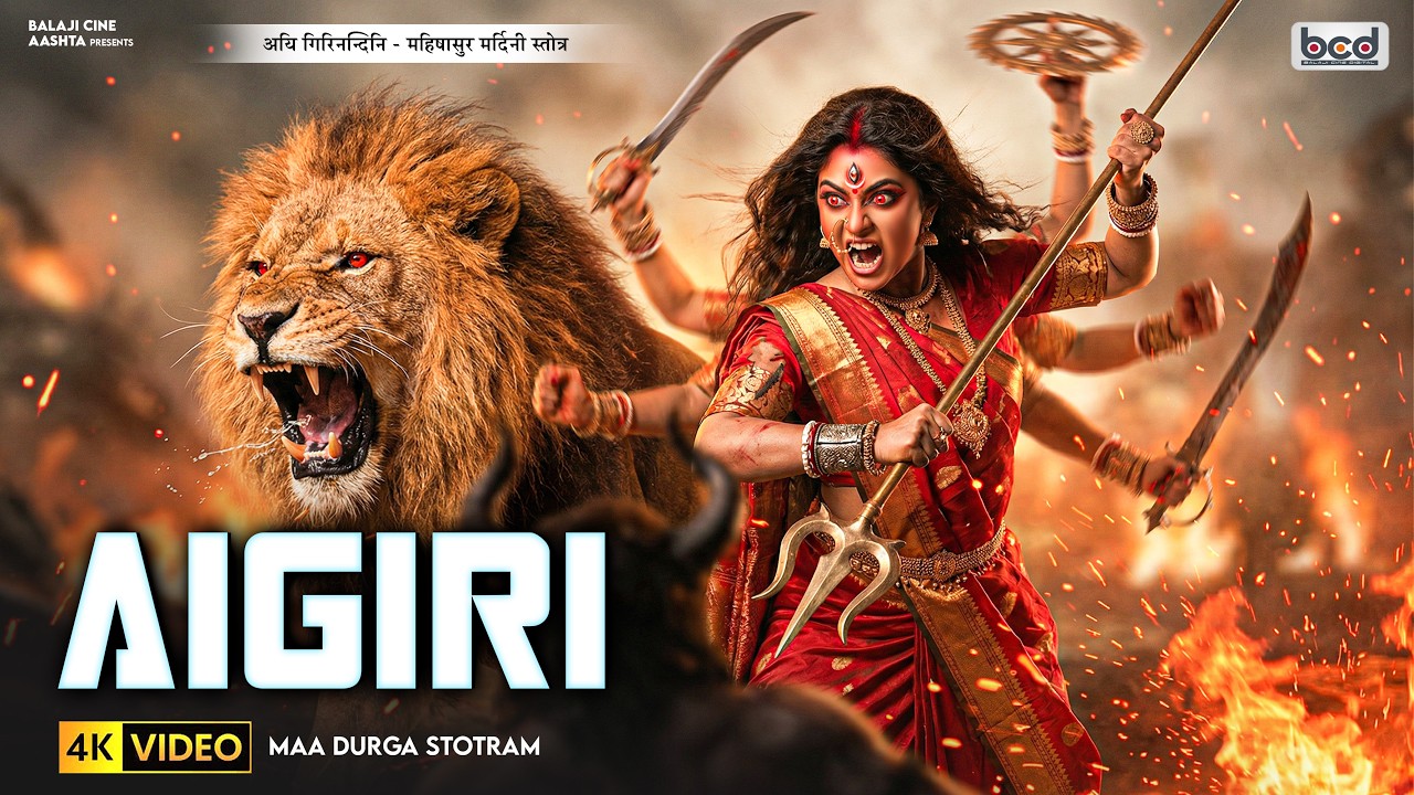 Aigiri Nandini - महिषासुर मर्दिनी स्तोत्र | Riya Singh | Maa Durga Stotram | Balaji Cine Aashta