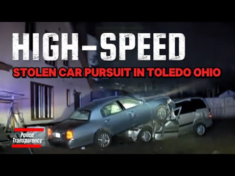 High Speed Stolen Car Pursuit In Toledo Ohio - YouTube