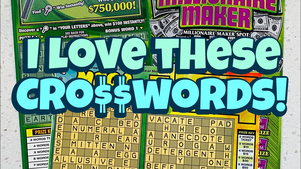 I Love Crossword Scratchers!! YouTube