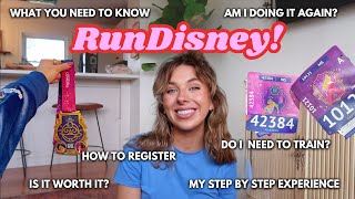 RUNDISNEY RACE: WHAT YOU NEED TO KNOW! Registration, answering your q's, my experience at runDisney
