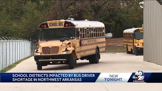 Northwest Arkansas schools experiencing bus driver shortage