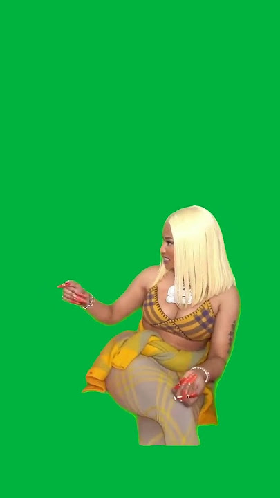 Nikki Minaj 'are you slow?' Green Screen #shorts