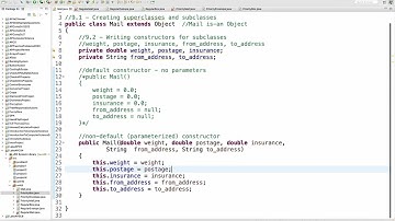 APCS Unit 9.2 Writing Constructors