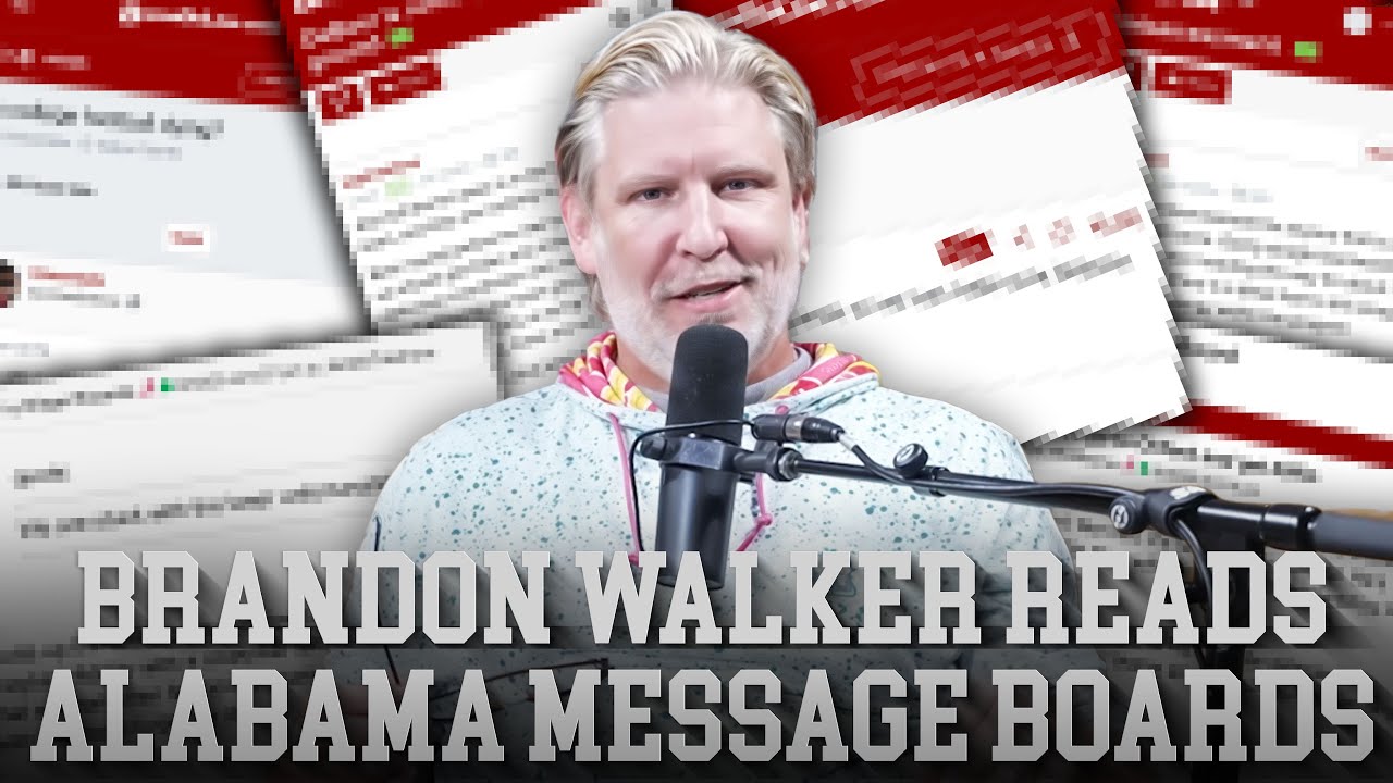 BRANDON WALKER READS ALABAMA MESSAGE BOARDS AFTER LOSS TO FLORIDA STATE