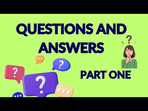 Questions And Answers Part 1 Get To Know Me