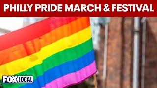 Thousands gather as Philly Pride March & Festival fills the streets Sunday