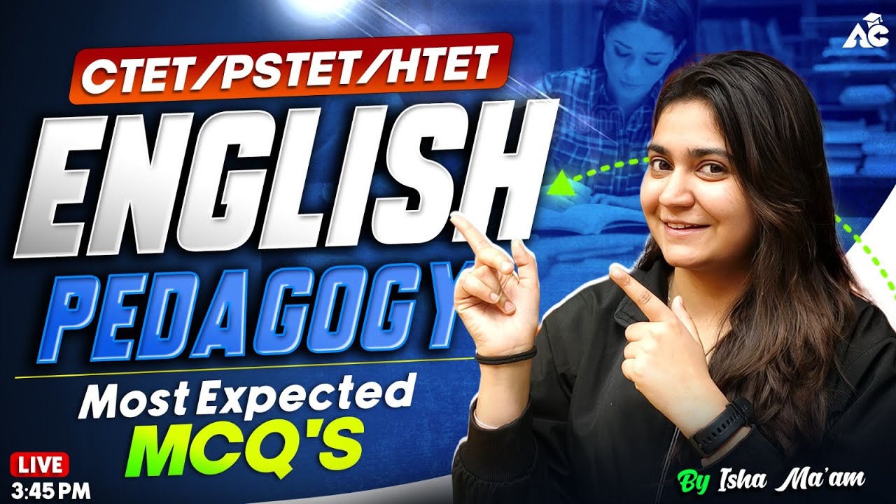 Ctet And Pstet 2026 English Class | English Pedagogy for All Teaching Exams By Isha Ma’am #28