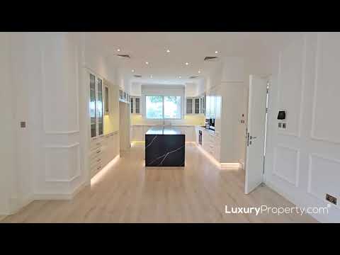 Lake View 7 Bedroom Villa For Rent in Sector E, Emirates Hills, Dubai