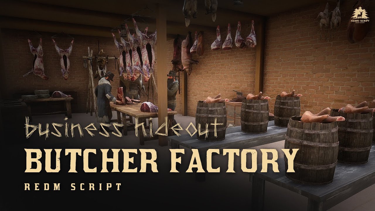 Butcher Factory - Redm Script - YouTube