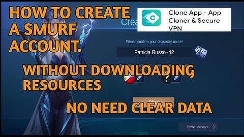 HOW TO CREATE A NEW ACCOUNT IN ML 2020 | WITHOUT DOWNLOADING RESOURCES