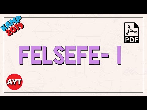 Felsefe 1 | TYT - AYT