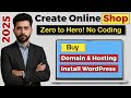 Class: 01 Buy Hosting and Domain from Hostinger | WordPress Installation| Create Online Store