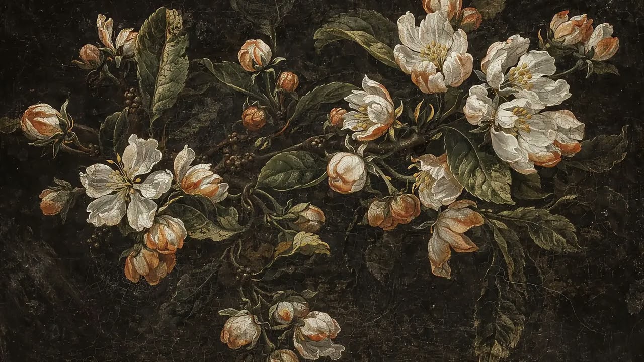 Inspiring Vintage Floral Compositions for TV | Silent Wildflower Screensaver Art in 4K