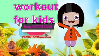 60 minutes full  body workout for kids Easy exercise for kids | home workout for kids