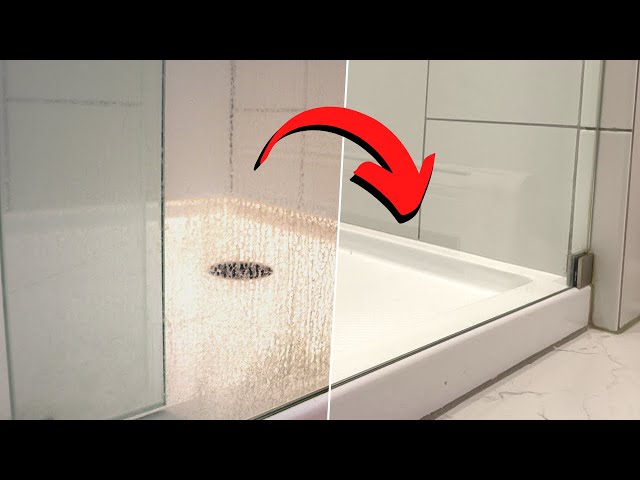 The Best Way to Clean Glass Shower Doors - Simply Spotless Cleaning
