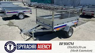 Spyrachri.com: BF5017M- Cargo Trailer with Mesh Extension (170x107x70 cm)