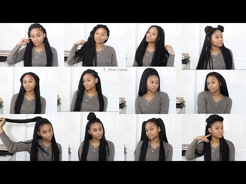 How to Style : Crochet Braids (12 Styles)