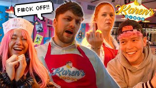 Eating at The Worlds RUDEST Restaurant (VERBALLY ABUSED) at Karen's Diner!