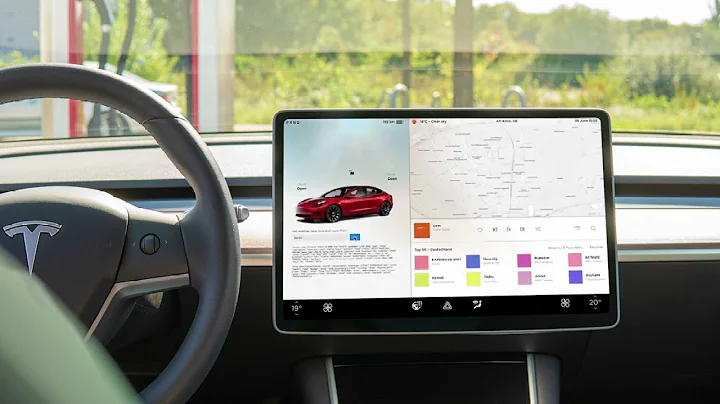 Tesla Weather Sense Using ProtoPie's parseJson with Real-time Data and Spotify API Integration