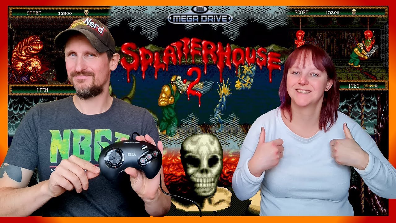 Splatter mit Grusel Feeling! Meg und Ayu spielen Splatterhouse 2 (Sega Mega Drive)