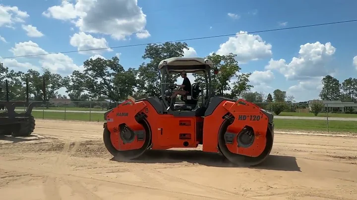 2016 HAMM HD+ 120I DOUBLE DRUM ROLLER For Sale