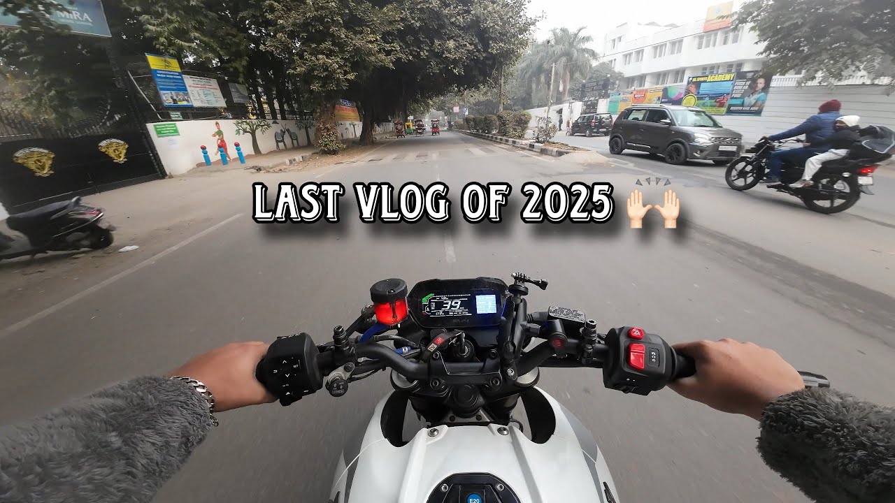 Last Ride of 2025 With My NS400 🖤 | Motovlog @Praneetbiker 