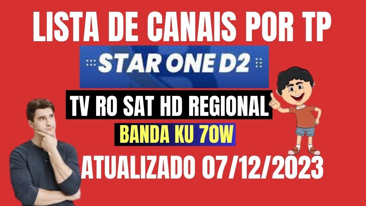 LISTA DE CANAIS POR TP DA TV RO SAT HD CANAIS REGIONAIS BANDA KU STAR ONE D2 70W YouTube LISTA DE CANAIS POR TP DA TV RO SAT HD CANAIS REGIONAIS BANDA KU STAR ONE D2 70W YouTube