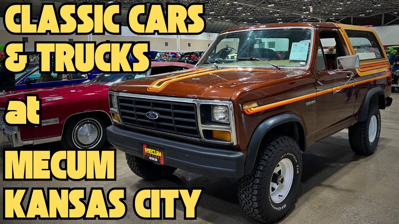 Muscle Cars and Vintage Trucks at the Mecum Classic Car Auction in