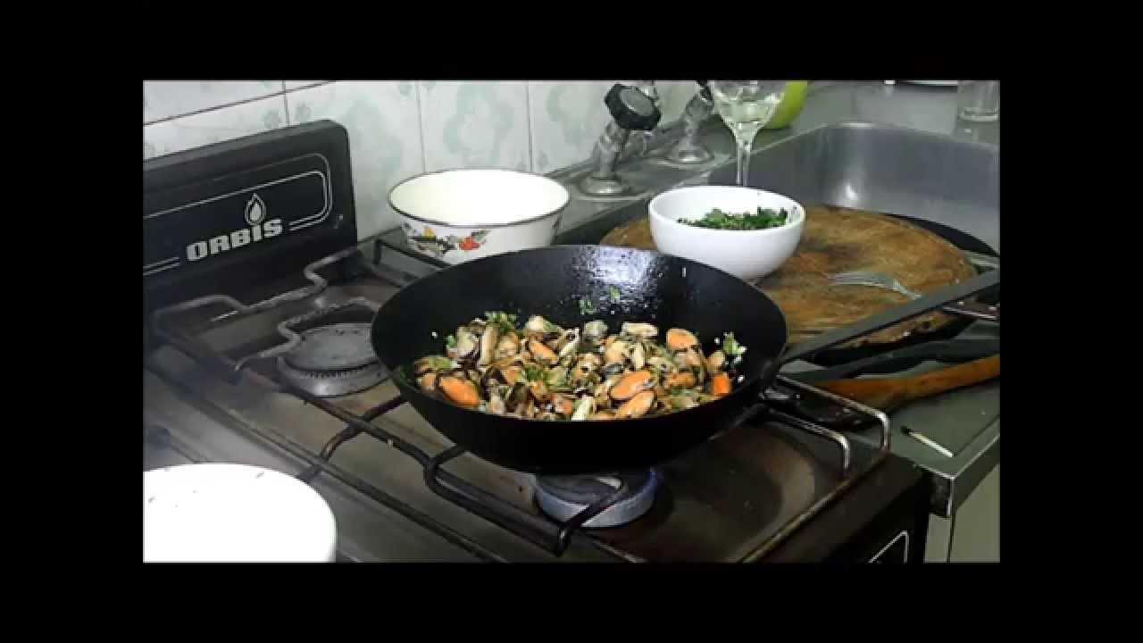 Mi cocina diaria   Mejillones a la Provenzal con agua de Mar