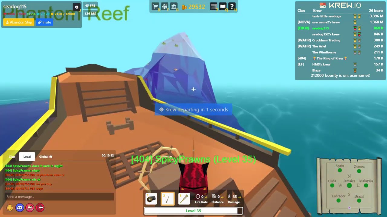 Easy way to find Phantom reef-Phantom Reckoning  in krew.io