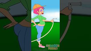 watering pants instead of plants #shorts #balloontoons #animation #loop #fyp #viralvideo