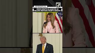 MUST WATCH: Crowd erupts in laughter as FLOTUS Melania mentions her husband Trump’s empathy