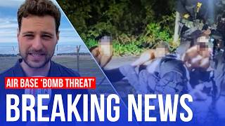 Men arrested over air base ‘bomb threat’ revealed to be British nationals