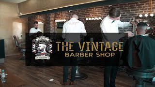 The vintage barber shop