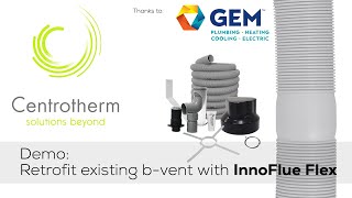 InnoFlue Flex - Retrofit B-Vents with No Glues, Primers, or Solvents