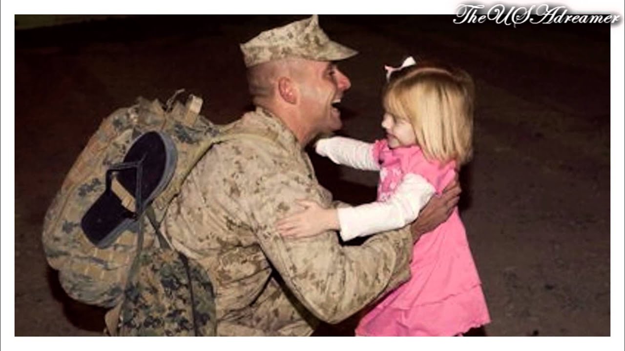 Military Families Last goodbye YouTube