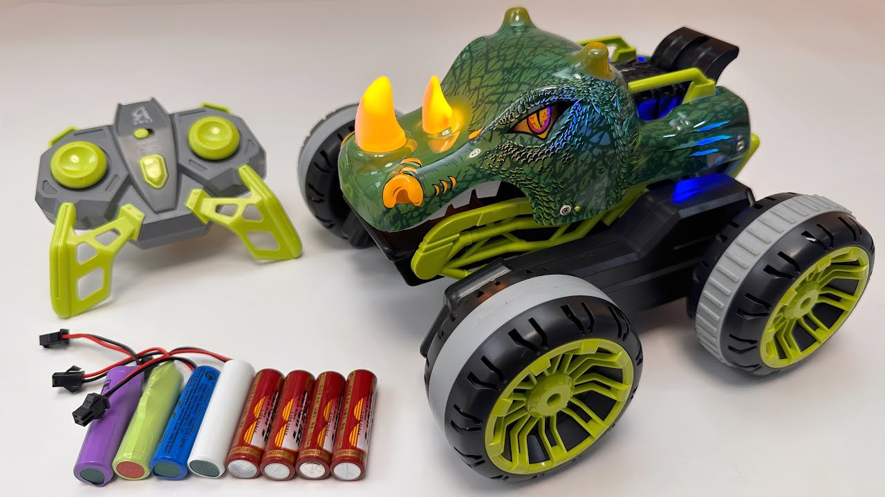 Unboxing Gear Tank,Rhinoceros Stunt RC Car,Cross-Country Police Car,RC Drift Racing Car