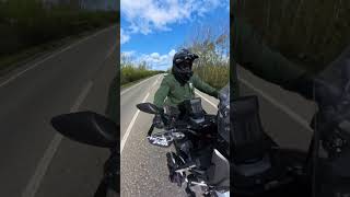 over taking vibes on the twin #motorcycle #motorbike #africatwin #adventurebike