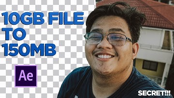 How to render transparent video in After Effects CC with low file size and without losing quality