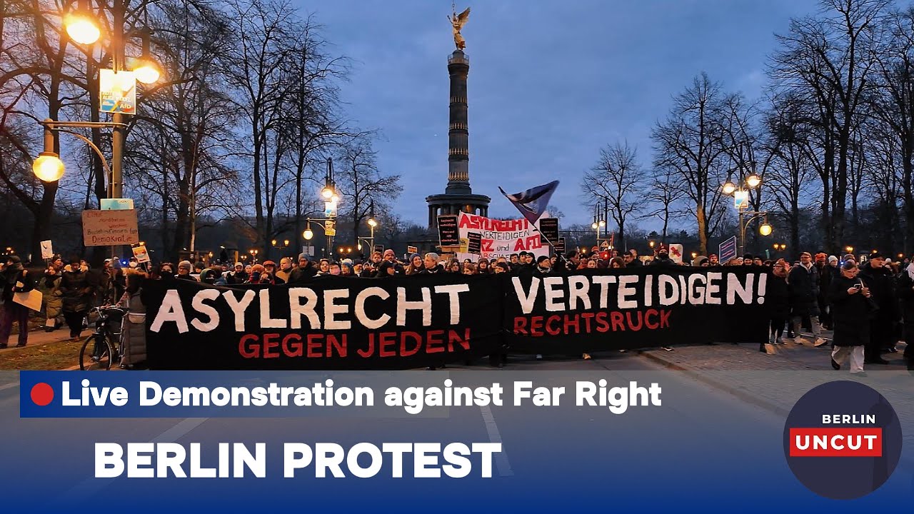 🔥 160,000 People Protest in Berlin! "Aufstand der Aufständigen" Against Merz & AfD (Jan 2, 2025)