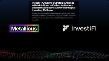 InvestiFi Partners with Metallicus: Powering Institution-Backed Stablecoins Credit Unions & Banks