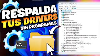 Cómo HACER Backup de DRIVERS Y CONTROLADORES / RESTAURARLOS al FORMATEAR Windows