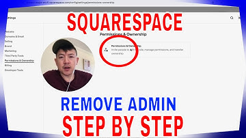 ✅  How To Remove Admin Contributor From SquareSpace Website 🔴