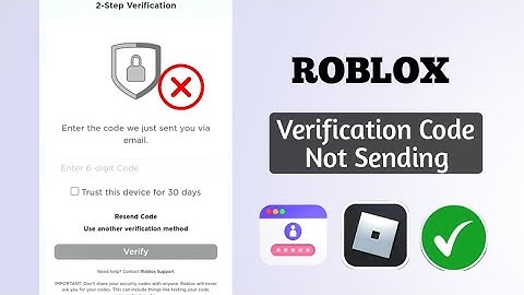 How To Fix Roblox 2-Step Verification Not Sending Code (2025) | Roblox Verification Code Not Sending