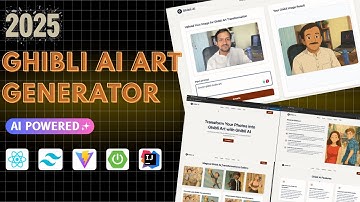 Full-Stack Ghibli AI Art Generator | Complete Portfolio Project with React & Spring Boot (2025)