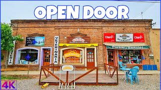 【4K】RECORRIENDO OPEN DOOR, y su TRANQUILIDAD de PUEBLO | [Walking Tour Open Door, ARGENTINA]