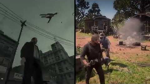 Red Dead Redemption 2 vs GTA 4 – Euphoria Physics & Comparison (Realistic Animation Breakdown)