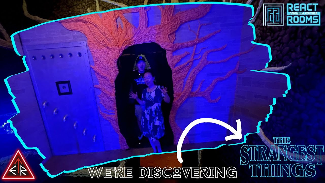 We're discovering "THE STRANGEST THINGS" at REACT Premium Escape Rooms in Windsor Locks, CT!!